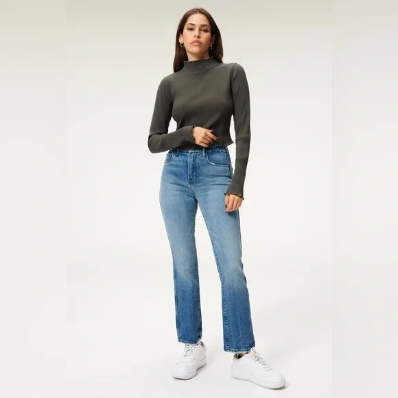 GOOD CURVE STRAIGHT NATURAL FRAY
HEM I BLUE858  Size 8 - Picture 14 of 14